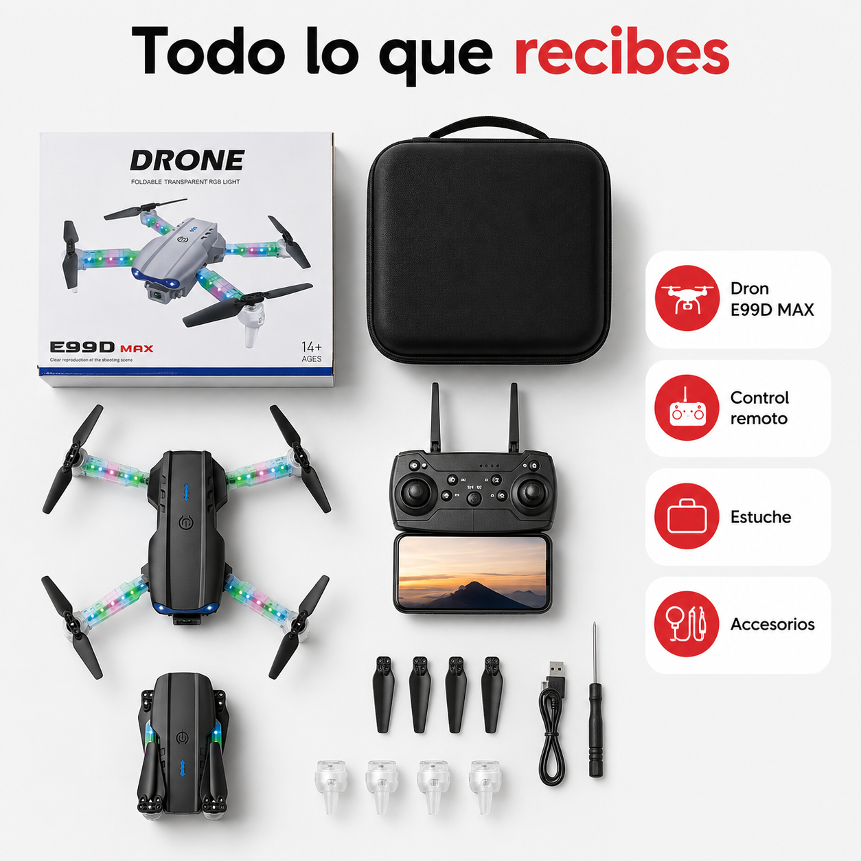 [OFERTA] Drone E99D Max: Captura el mundo desde las alturas