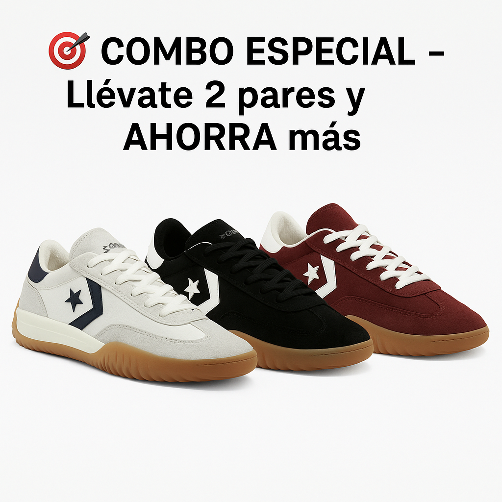 🔥 NUEVO CONVERSE RUN TRAINER – FASTBREAK PRO OX - Lleva 2 pares por precio especial 🔥